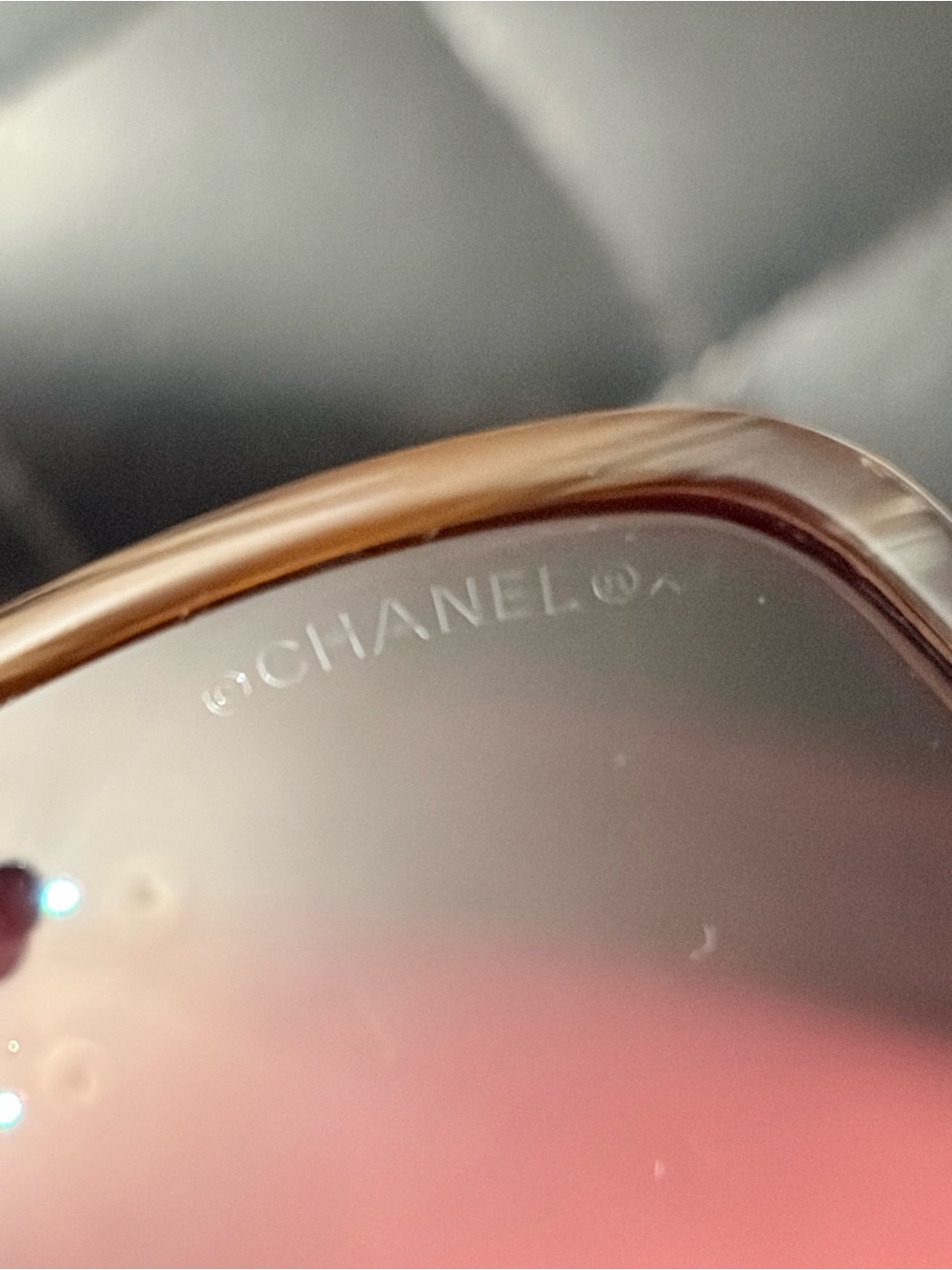 CHANEL Brown Gradient Oversized Square Sunglasses - Picture 2 of 15